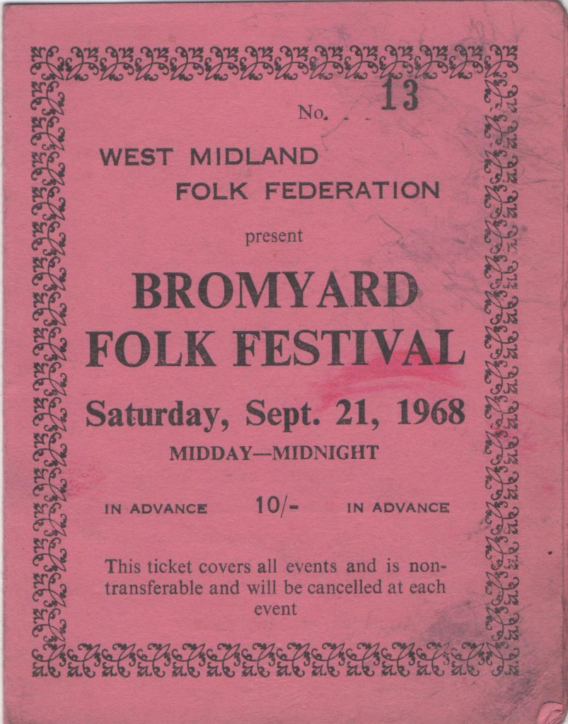 Bromyard Folk Festival 1968