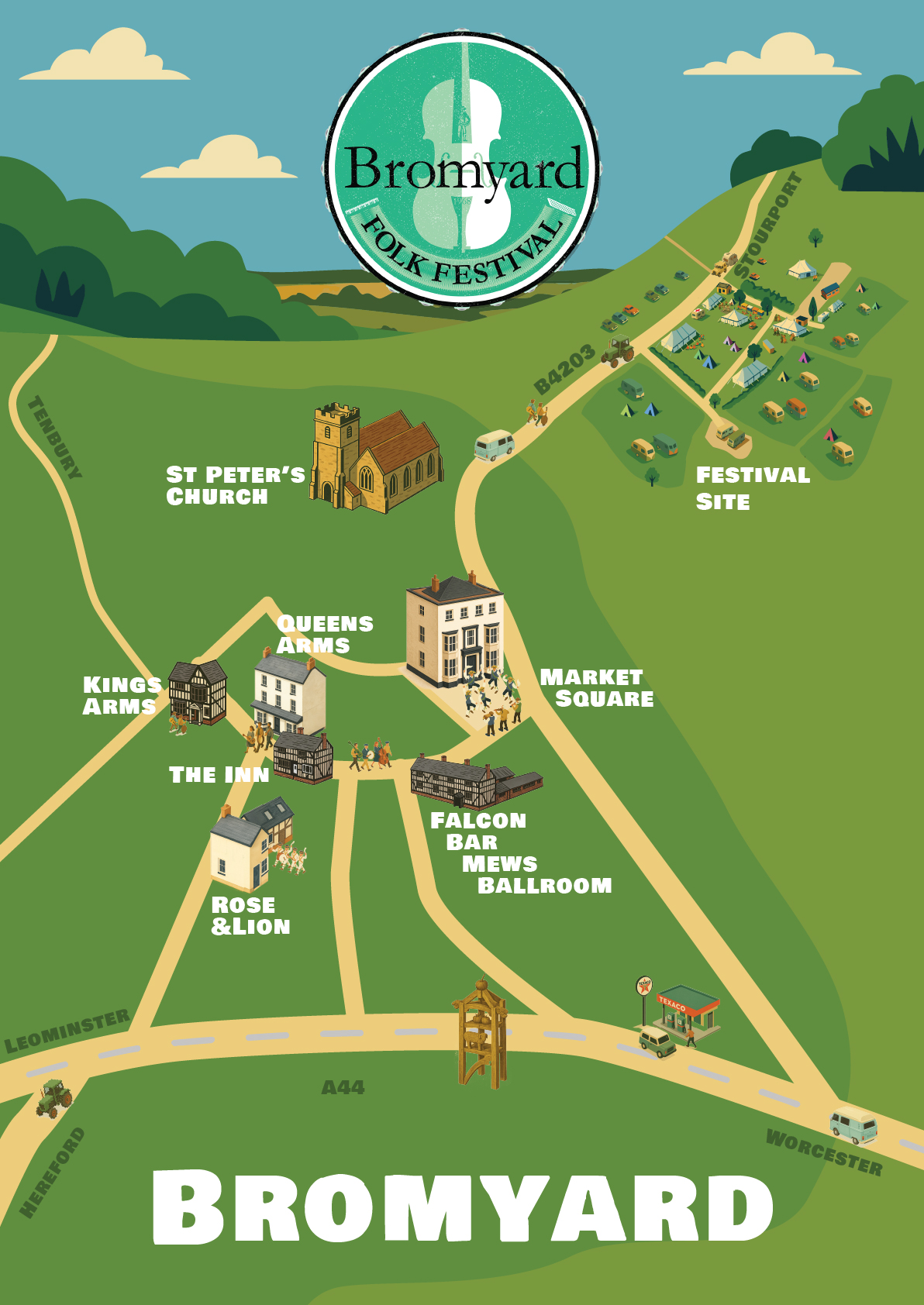 Bromyard Town Map